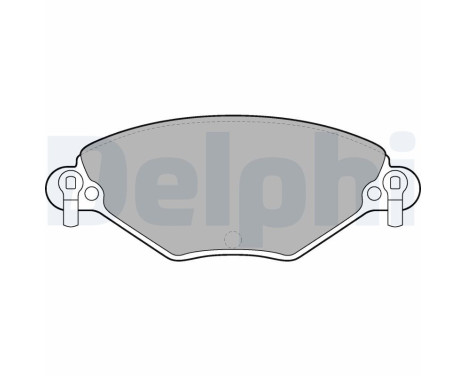 Brake Pad Set, disc brake LP1654 Delphi