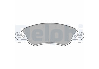 Brake Pad Set, disc brake LP1656 Delphi
