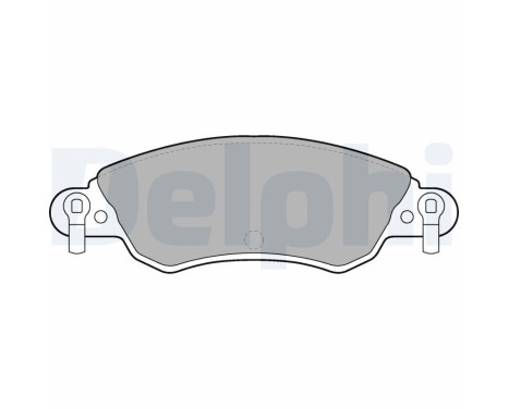 Brake Pad Set, disc brake LP1656 Delphi