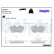 Brake Pad Set, disc brake LP1657 Delphi