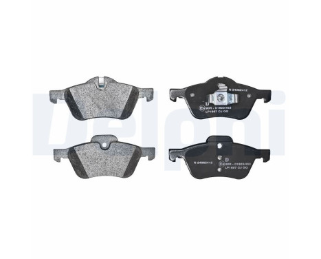 Brake Pad Set, disc brake LP1657 Delphi, Image 2