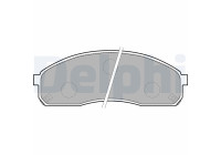 Brake Pad Set, disc brake LP1671 Delphi