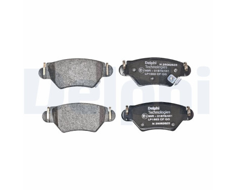 Brake Pad Set, disc brake LP1672 Delphi, Image 5