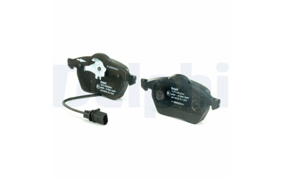 Brake Pad Set, disc brake LP1672 Delphi, Image 2