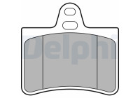 Brake Pad Set, disc brake LP1680 Delphi