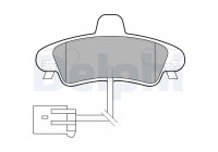 Brake Pad Set, disc brake LP1683 Delphi