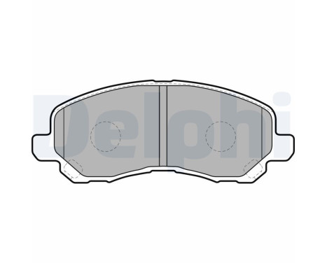 Brake Pad Set, disc brake LP1684 Delphi