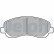 Brake Pad Set, disc brake LP1684 Delphi