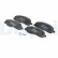 Brake Pad Set, disc brake LP1684 Delphi, Thumbnail 3