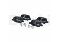 Brake Pad Set, disc brake LP1685 Delphi