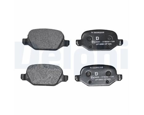 Brake Pad Set, disc brake LP1685 Delphi, Image 2