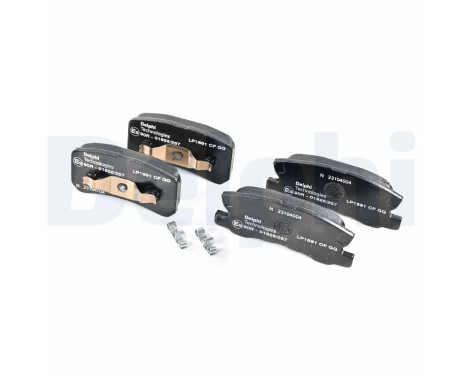 Brake Pad Set, disc brake LP1691 Delphi