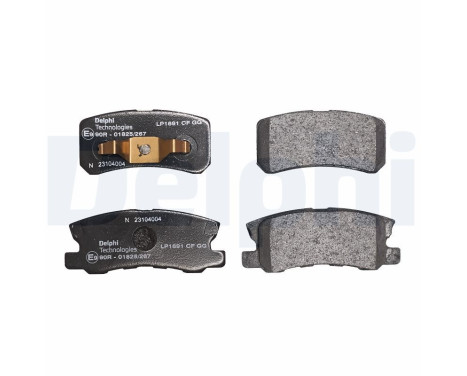 Brake Pad Set, disc brake LP1691 Delphi, Image 2