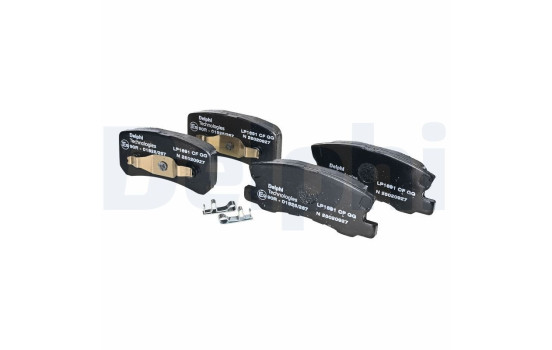 Brake Pad Set, disc brake LP1691 Delphi