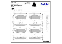 Brake Pad Set, disc brake LP1692 Delphi