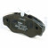 Brake Pad Set, disc brake LP1695 Delphi, Thumbnail 2