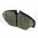 Brake Pad Set, disc brake LP1695 Delphi, Thumbnail 3