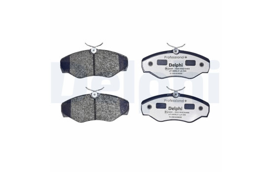 Brake pad set, disc brake LP1695LC Delphi, Image 4