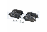 Brake Pad Set, disc brake LP1696 Delphi