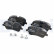 Brake Pad Set, disc brake LP1696 Delphi