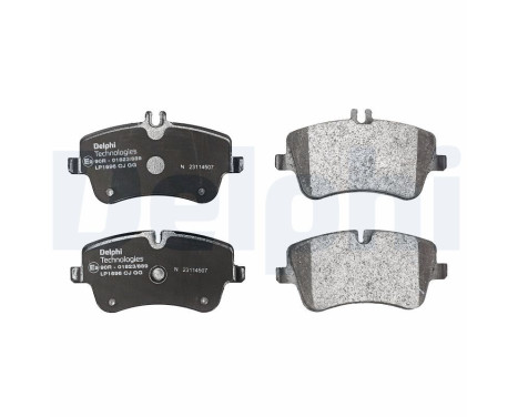 Brake Pad Set, disc brake LP1696 Delphi, Image 2