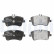 Brake Pad Set, disc brake LP1696 Delphi, Thumbnail 2