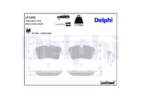 Brake Pad Set, disc brake LP1696 Delphi
