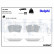 Brake Pad Set, disc brake LP1696 Delphi, Thumbnail 3