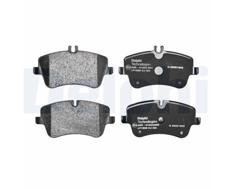Brake Pad Set, disc brake LP1696 Delphi, Image 3
