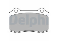 Brake Pad Set, disc brake LP1700 Delphi