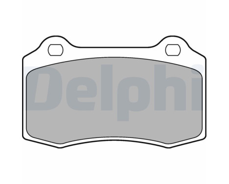 Brake Pad Set, disc brake LP1700 Delphi