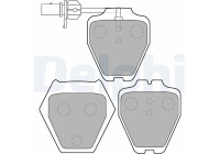Brake Pad Set, disc brake LP1703 Delphi