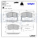Brake Pad Set, disc brake LP1704 Delphi