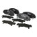 Brake Pad Set, disc brake LP1704 Delphi, Thumbnail 2