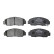 Brake Pad Set, disc brake LP1704 Delphi, Thumbnail 3