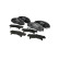 Brake Pad Set, disc brake LP1704 Delphi