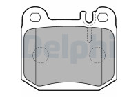Brake Pad Set, disc brake LP1705 Delphi