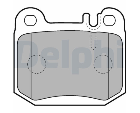 Brake Pad Set, disc brake LP1705 Delphi