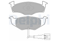 Brake Pad Set, disc brake LP1709 Delphi