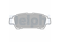 Brake Pad Set, disc brake LP1710 Delphi