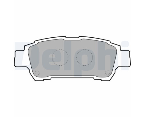 Brake Pad Set, disc brake LP1710 Delphi