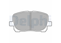 Brake Pad Set, disc brake LP1711 Delphi