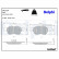 Brake Pad Set, disc brake LP1714 Delphi