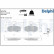 Brake Pad Set, disc brake LP1716 Delphi