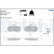 Brake Pad Set, disc brake LP1716 Delphi, Thumbnail 5