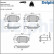 Brake Pad Set, disc brake LP1717 Delphi, Thumbnail 2