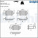 Brake Pad Set, disc brake LP1717 Delphi, Thumbnail 6
