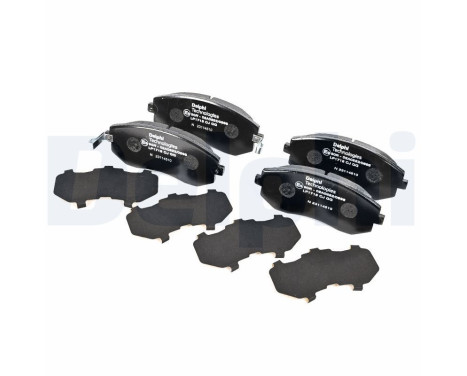 Brake Pad Set, disc brake LP1718 Delphi