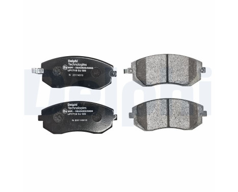 Brake Pad Set, disc brake LP1718 Delphi, Image 2