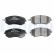 Brake Pad Set, disc brake LP1718 Delphi, Thumbnail 2